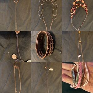 Necklaces and bracelets!